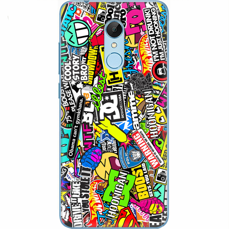 Чехол Uprint Xiaomi Redmi 5 Multicolored Inscriptions