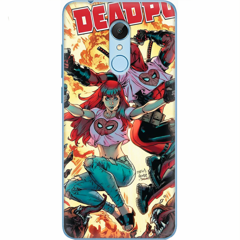 Чехол Uprint Xiaomi Redmi 5 Deadpool and Mary Jane