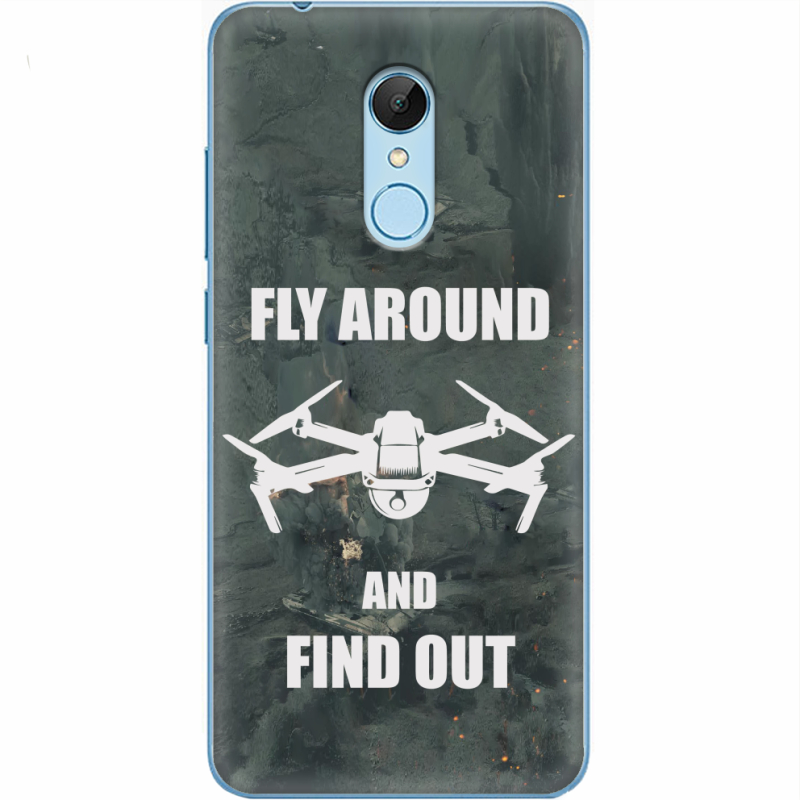 Чехол Uprint Xiaomi Redmi 5 Дрон Fly Around