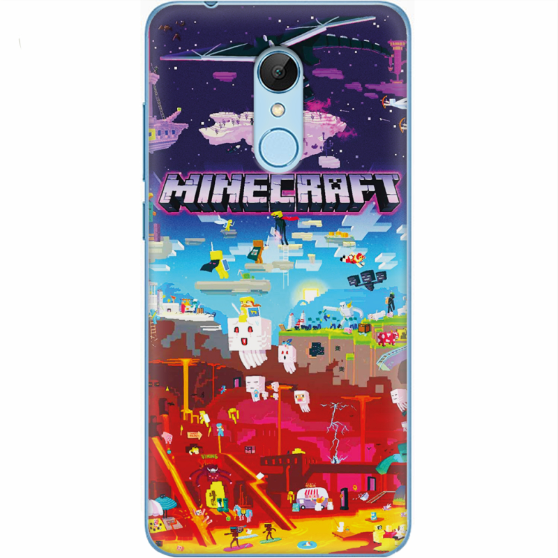 Чехол Uprint Xiaomi Redmi 5 Minecraft World Beyond