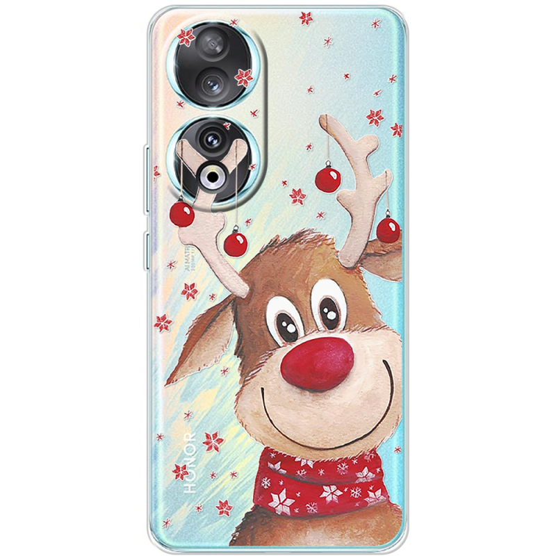 Прозрачный чехол BoxFace Huawei Honor 90 Winter Deer