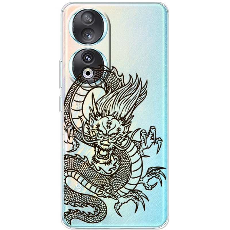 Прозрачный чехол BoxFace Huawei Honor 90 Chinese Dragon