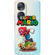 Прозрачный чехол BoxFace Huawei Honor 90 Super Mario