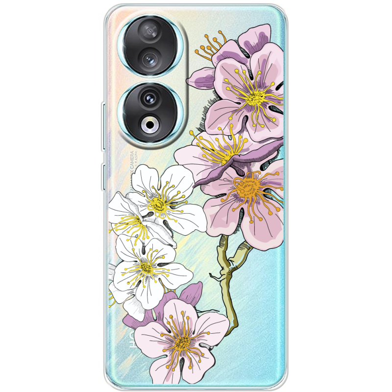 Прозрачный чехол BoxFace Huawei Honor 90 Cherry Blossom