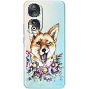 Прозрачный чехол BoxFace Huawei Honor 90 Winking Fox