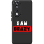 Черный чехол BoxFace Huawei Honor 90 I'm Crazy