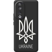 Черный чехол BoxFace Huawei Honor 90 Тризуб монограмма ukraine