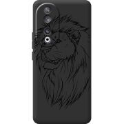 Черный чехол BoxFace Huawei Honor 90 Lion