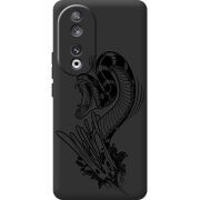 Черный чехол BoxFace Huawei Honor 90 Snake