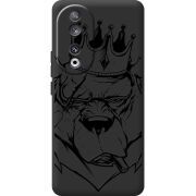 Черный чехол BoxFace Huawei Honor 90 Bear King