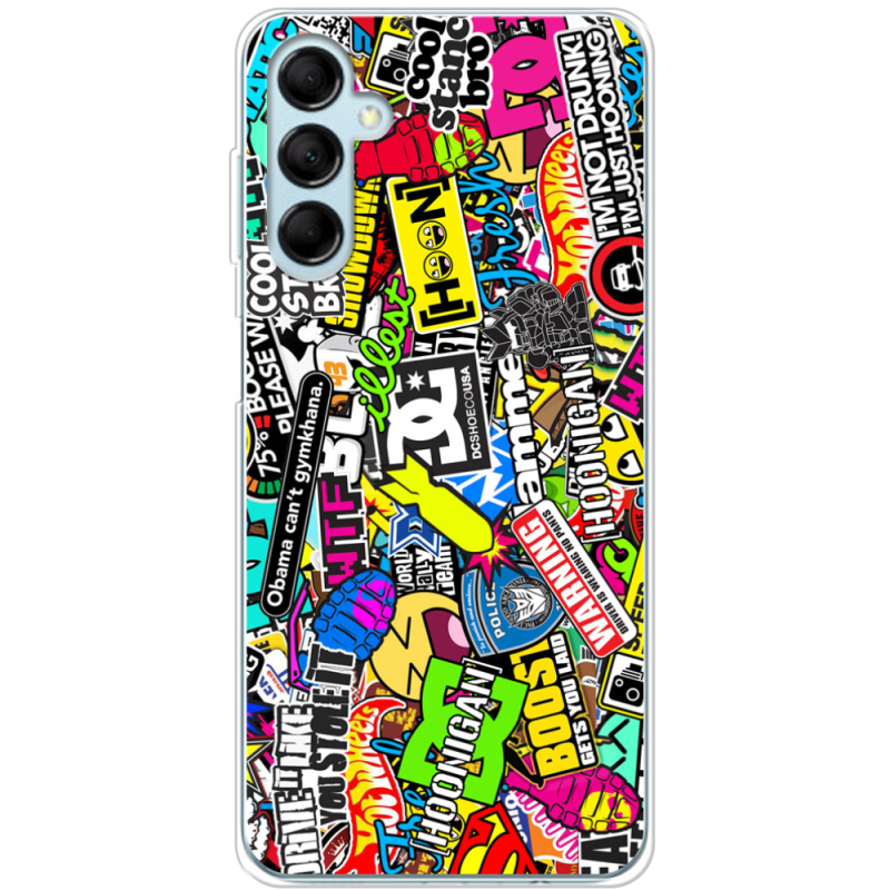 Чехол BoxFace Samsung Galaxy M15 5G (M156) Multicolored Inscriptions
