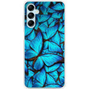 Чехол BoxFace Samsung Galaxy M15 5G (M156) лазурные бабочки