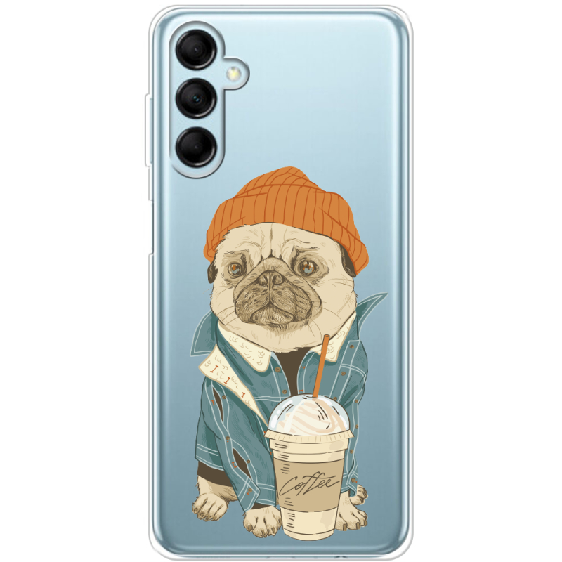 Прозрачный чехол BoxFace Samsung Galaxy M15 5G (M156) Dog Coffeeman