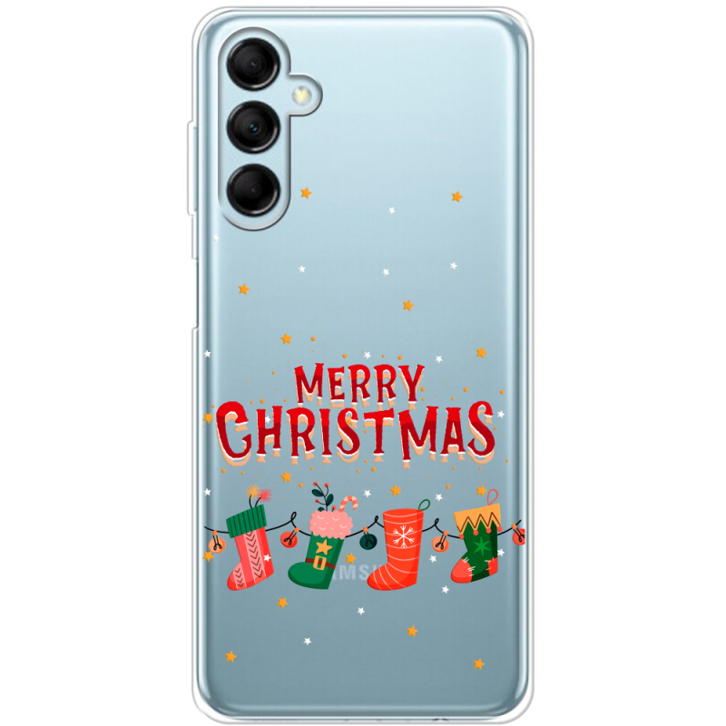 Прозрачный чехол BoxFace Samsung Galaxy M15 5G (M156) Merry Christmas