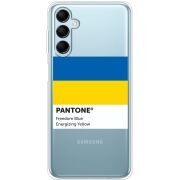Прозрачный чехол BoxFace Samsung Galaxy M15 5G (M156) Pantone вільний синій