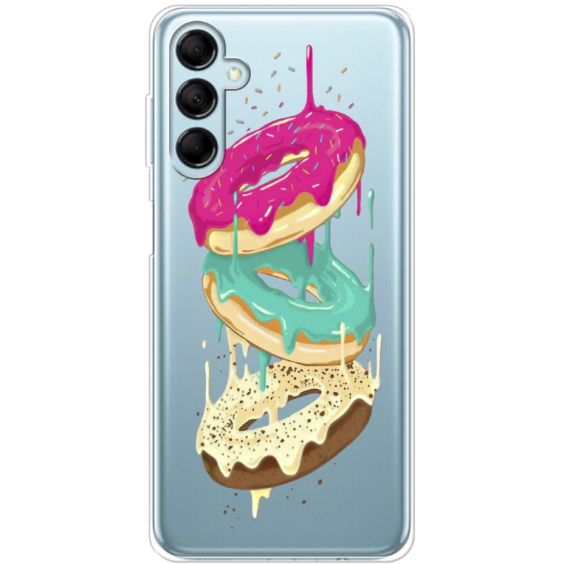 Прозрачный чехол BoxFace Samsung Galaxy M15 5G (M156) Donuts