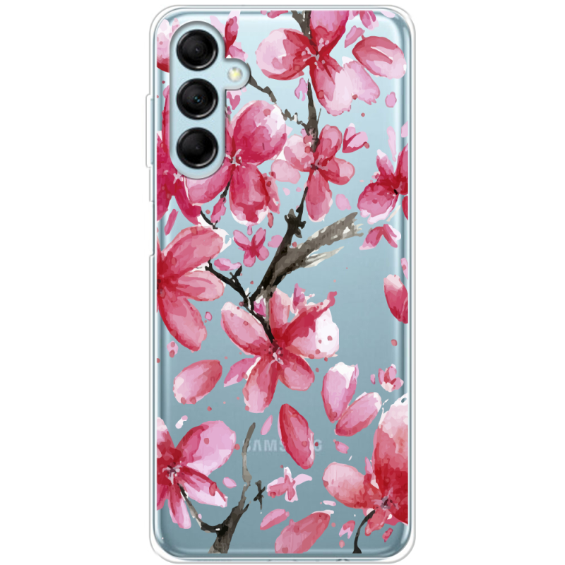 Прозрачный чехол BoxFace Samsung Galaxy M15 5G (M156) Pink Magnolia