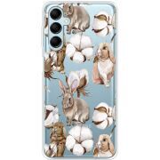 Прозрачный чехол BoxFace Samsung Galaxy M15 5G (M156) Cotton and Rabbits