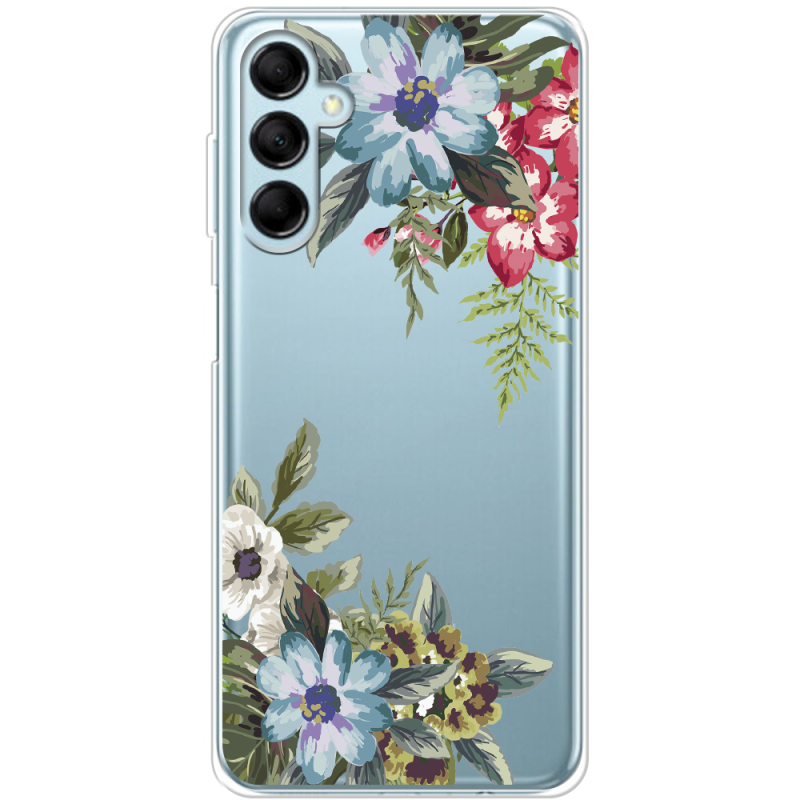 Прозрачный чехол BoxFace Samsung Galaxy M15 5G (M156) Floral