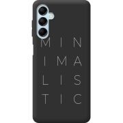 Черный чехол BoxFace Samsung Galaxy M15 5G (M156) Minimalistic