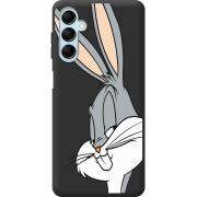 Черный чехол BoxFace Samsung Galaxy M15 5G (M156) Lucky Rabbit