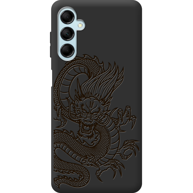 Черный чехол BoxFace Samsung Galaxy M15 5G (M156) Chinese Dragon