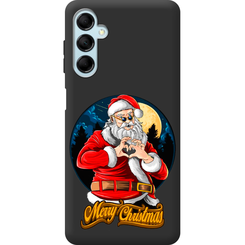 Черный чехол BoxFace Samsung Galaxy M15 5G (M156) Cool Santa