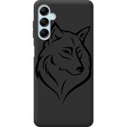 Черный чехол BoxFace Samsung Galaxy M15 5G (M156) Wolf