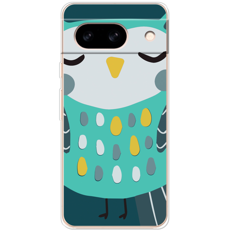 Чехол BoxFace Google Pixel 8A Green Owl
