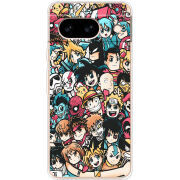 Чехол BoxFace Google Pixel 8A Anime Stickers