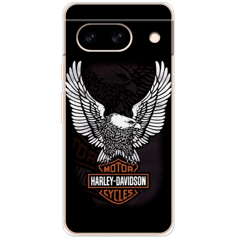 Чехол BoxFace Google Pixel 8A Harley Davidson and eagle