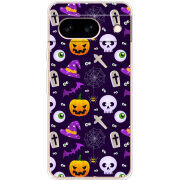 Чехол BoxFace Google Pixel 8A Halloween Purple Mood