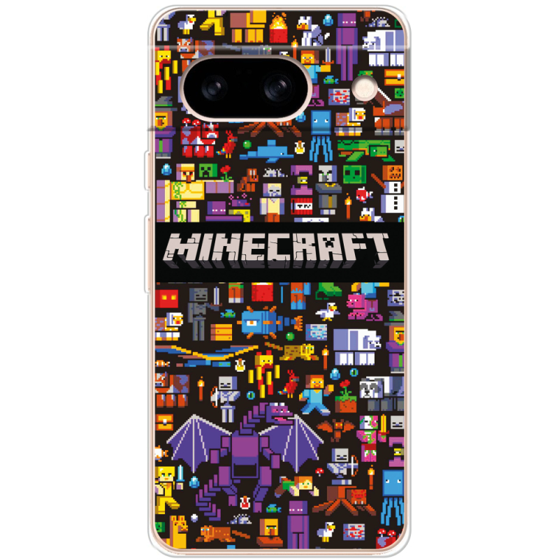 Чехол BoxFace Google Pixel 8A Minecraft Mobbery