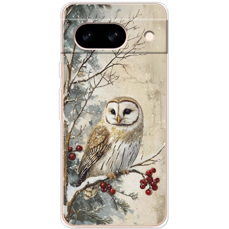 Чехол BoxFace Google Pixel 8A Christmas Owl
