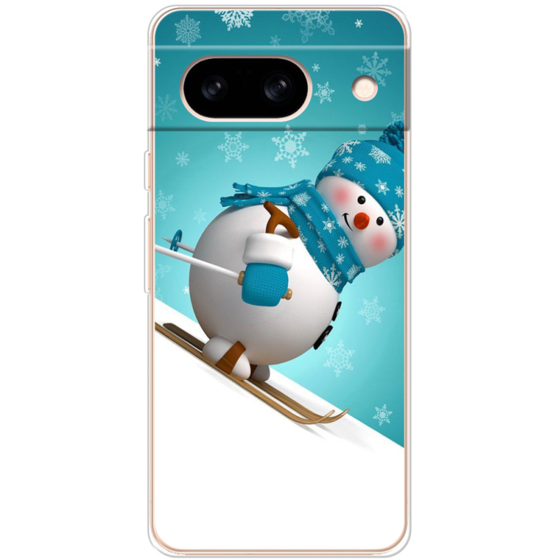 Чехол BoxFace Google Pixel 8A Skier Snowman
