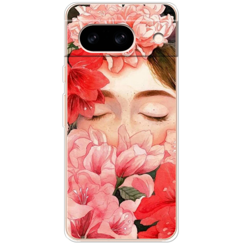 Чехол BoxFace Google Pixel 8A Girl in Flowers