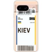 Прозрачный чехол BoxFace Google Pixel 8A Ticket Kiev