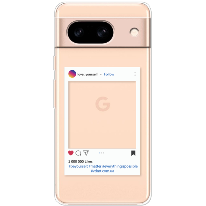 Прозрачный чехол BoxFace Google Pixel 8A Insta