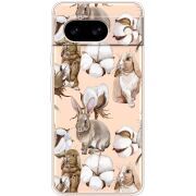 Прозрачный чехол BoxFace Google Pixel 8A Cotton and Rabbits