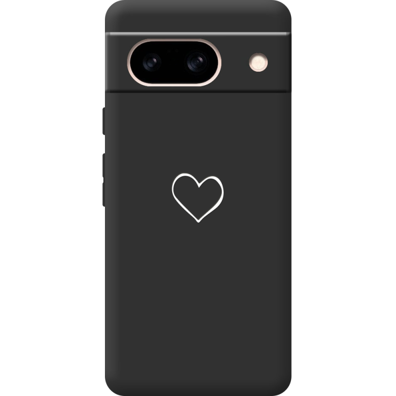 Черный чехол BoxFace Google Pixel 8A My Heart