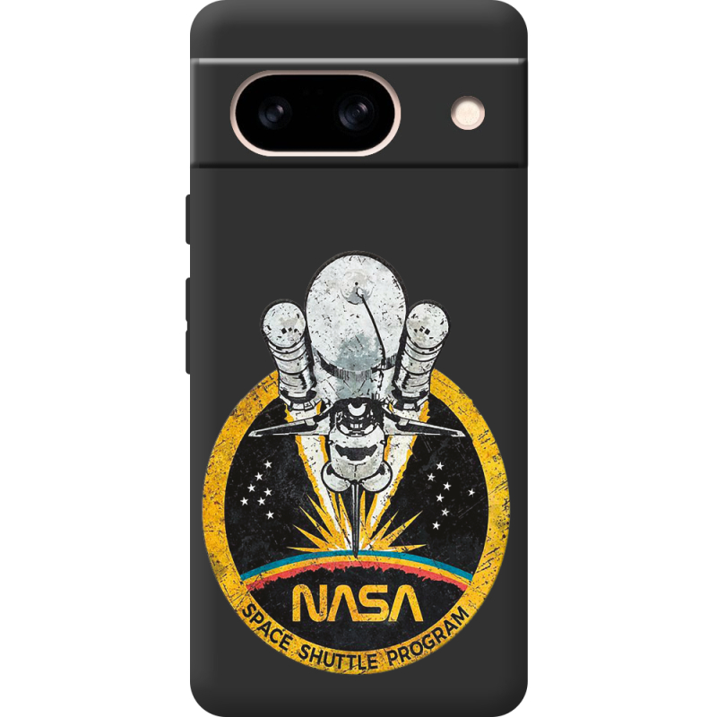 Черный чехол BoxFace Google Pixel 8A NASA Spaceship