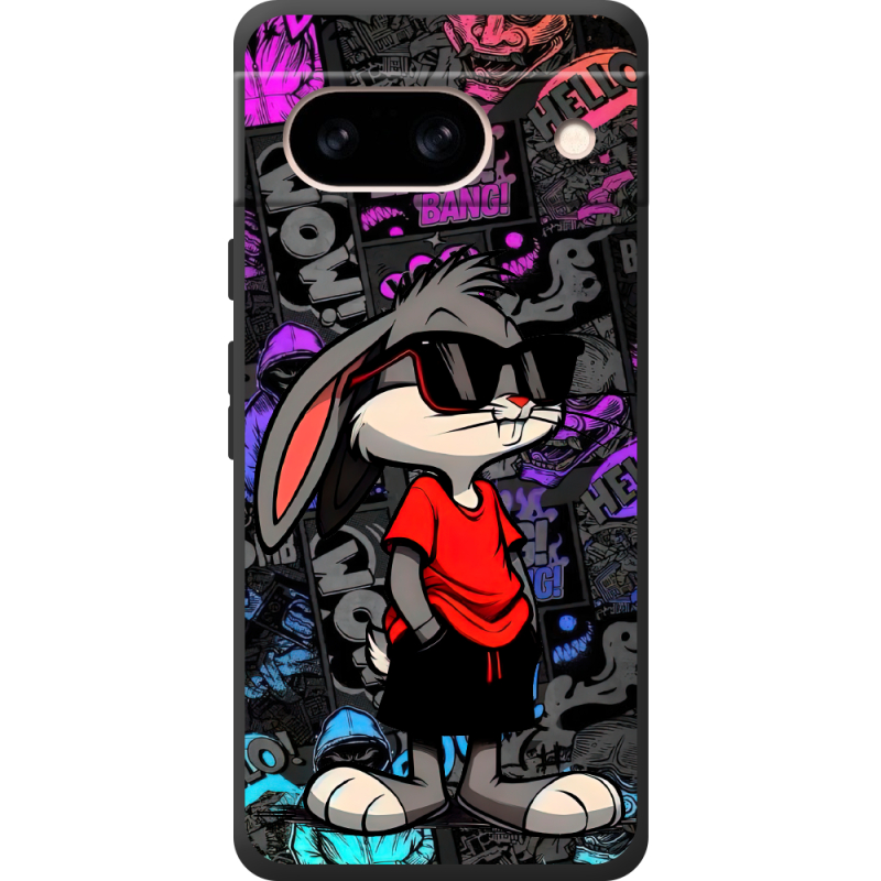 Черный чехол BoxFace Google Pixel 8A Малий вухань