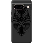 Черный чехол BoxFace Google Pixel 8A Owl