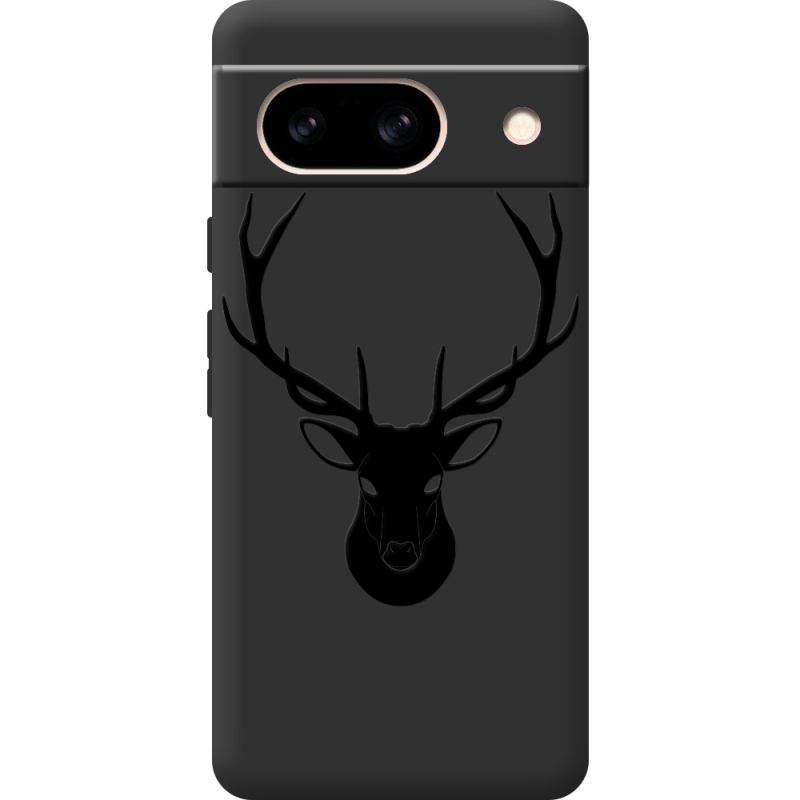 Черный чехол BoxFace Google Pixel 8A Deer