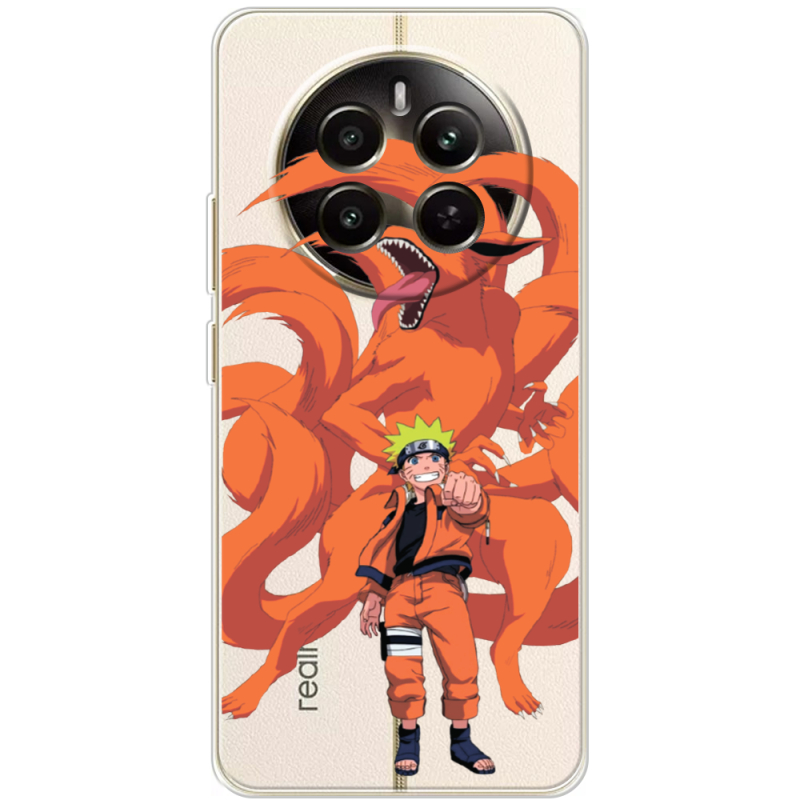 Прозрачный чехол BoxFace Realme 12 Plus 5G Naruto and Kurama