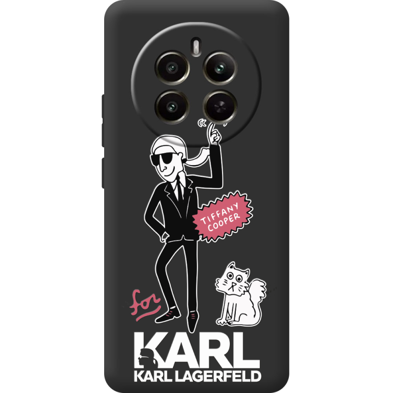 Черный чехол BoxFace Realme 12 Plus 5G For Karl