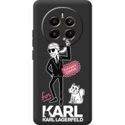 Черный чехол BoxFace Realme 12 Plus 5G For Karl