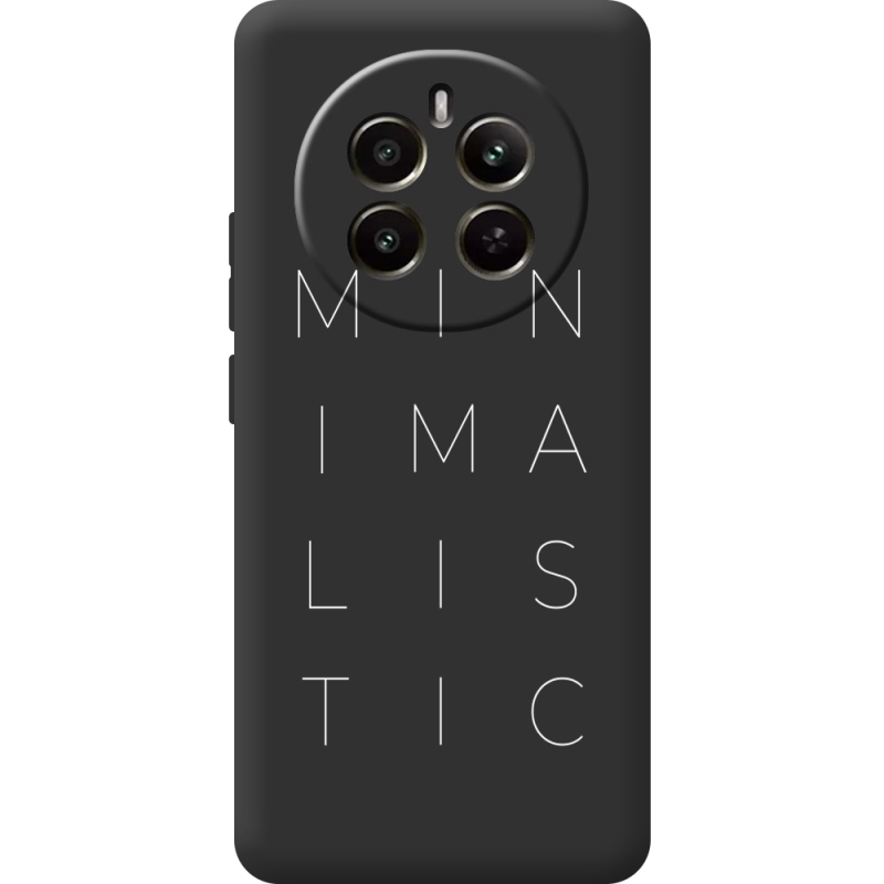 Черный чехол BoxFace Realme 12 Plus 5G Minimalistic