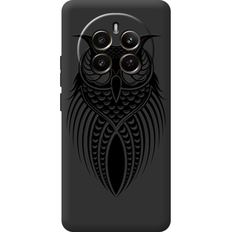 Черный чехол BoxFace Realme 12 Plus 5G Owl