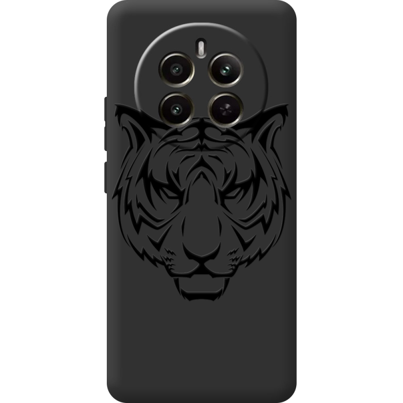 Черный чехол BoxFace Realme 12 Plus 5G Tiger